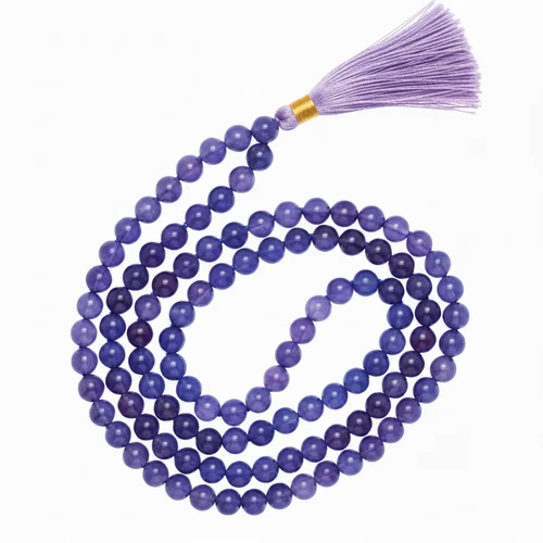 Tanzanite Crystal Mala For Women