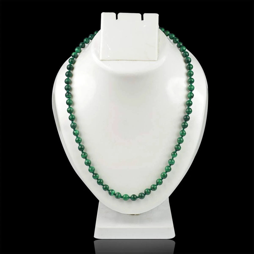 8Mm Malachite Crystal Stone Mala For Women