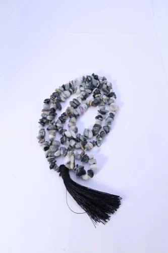 Dendrite Opal Chips Mala For Women