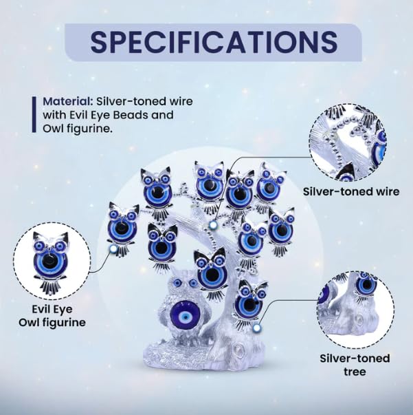 Owl Child Evil Eye Tree For Home And Office