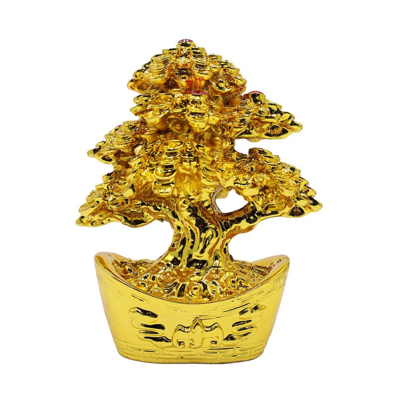 Feng-Shui Golden Coin Money Tree For Home And Office