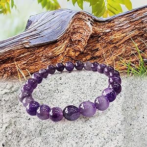 Amethyst Crystal Bracelet For Unisex