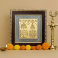 Laxmi Kuber Yantra Pyrite Frame For Business And Office