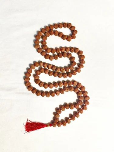 7 Mukhi Rudraksha Beads Mala For Unisex