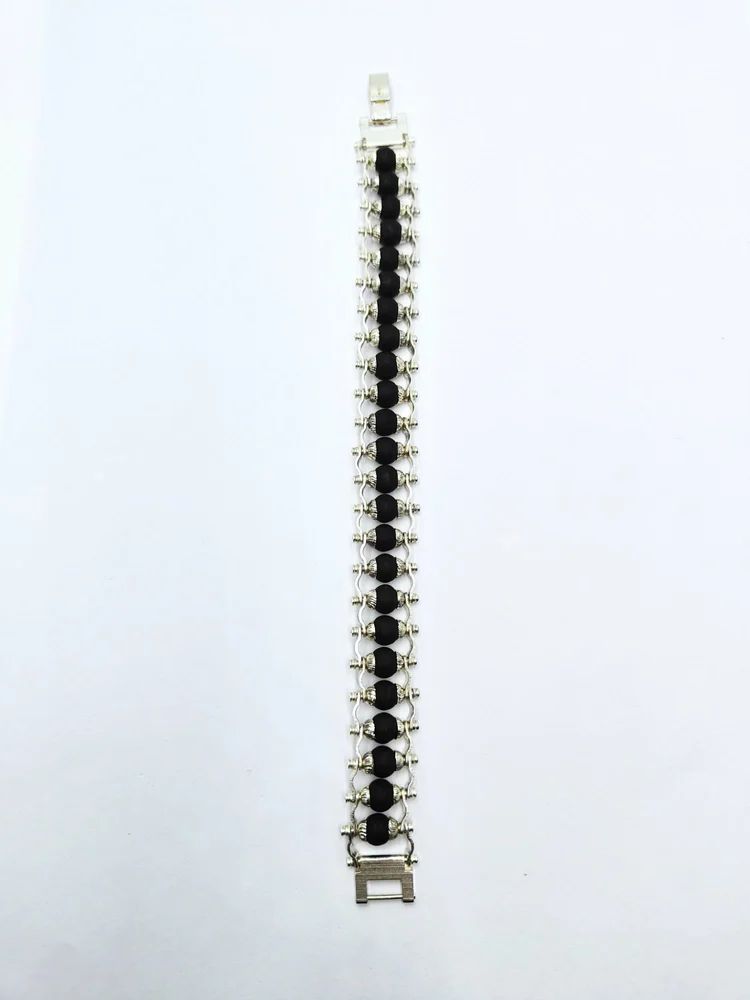 Karungali Silver Plated Bracelet For Unisex