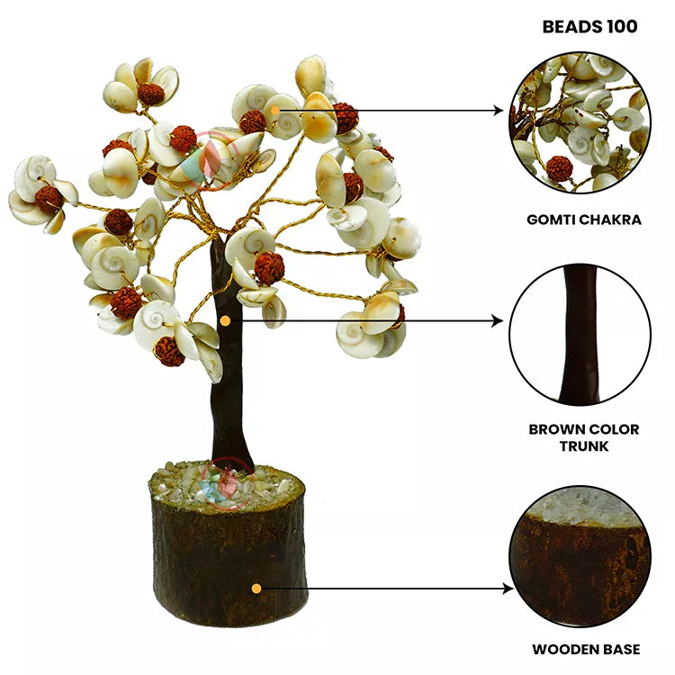 Gomati Chakra Tree 100 Beads For Home And Office