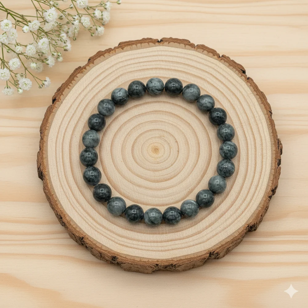 Snowflake Obsidian Crystal Bracelet For Unisex