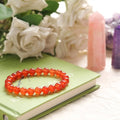 Carnelian Healing Crystal Bracelet For Unisex