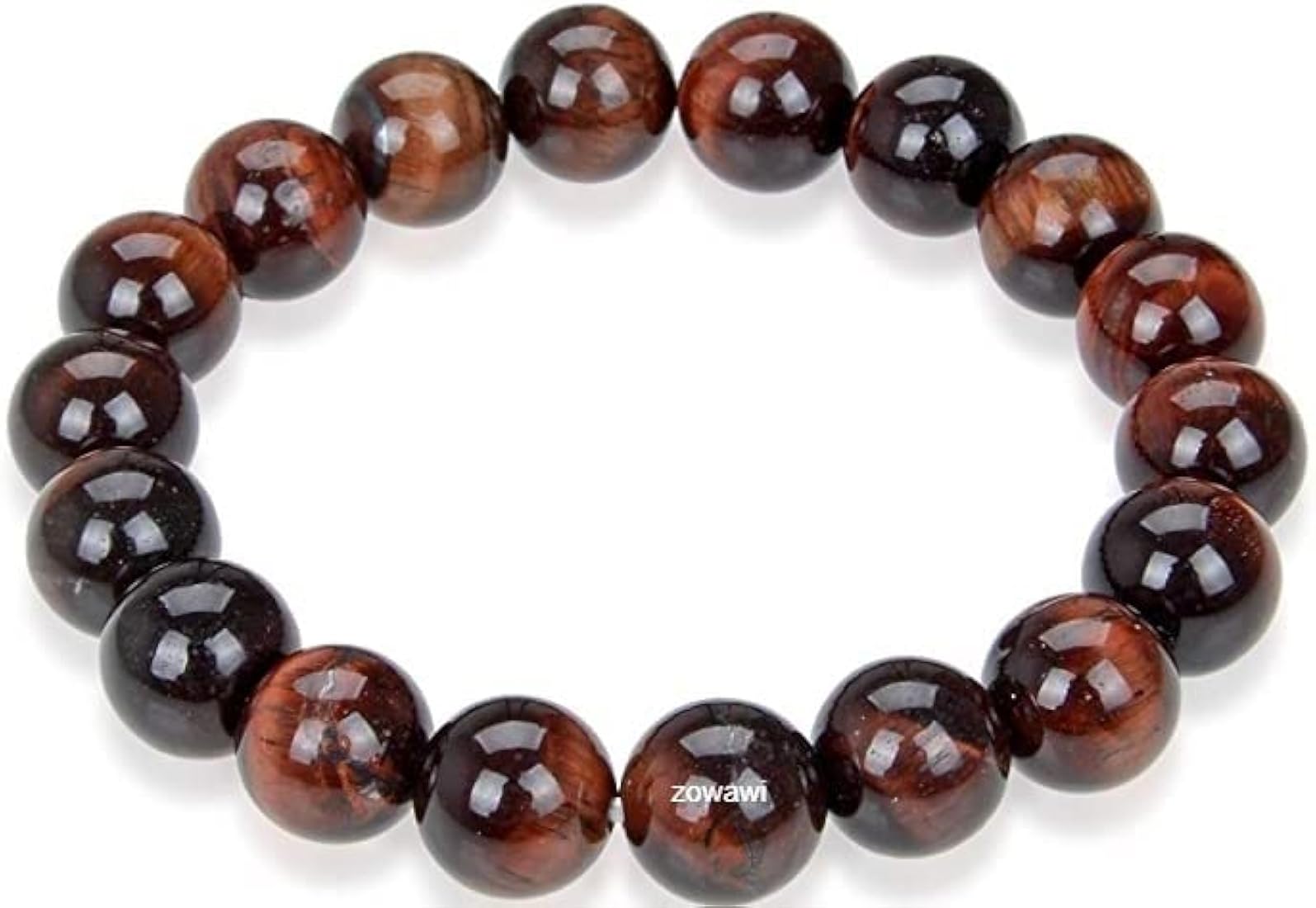 Red Tiger Eye Crystal Bracelet For Unisex