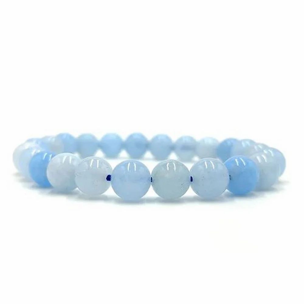 Aquamarine Crystal Bracelet For Unisex