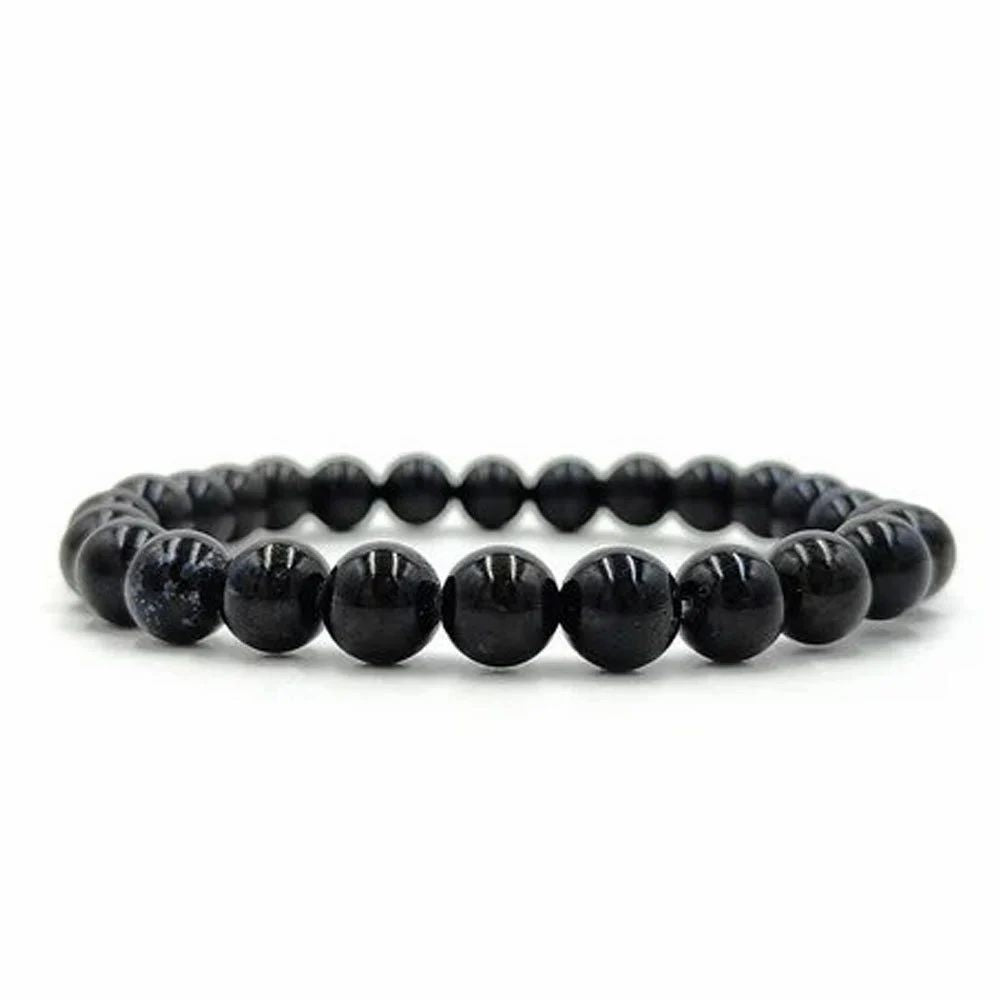 Black Tourmaline Bracelet 8Mm For Unisex