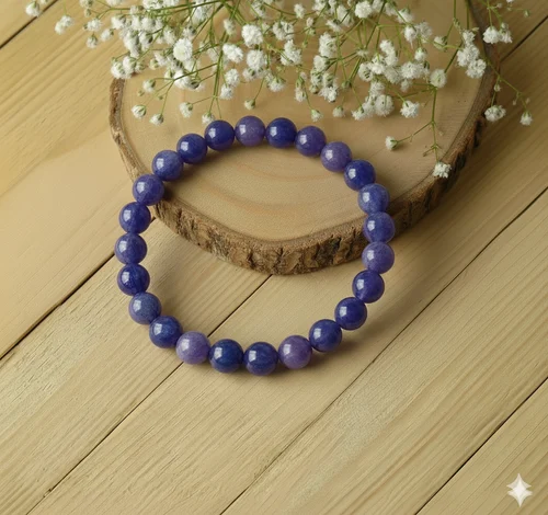 Tanzanite Crystal Bracelet For Unisex