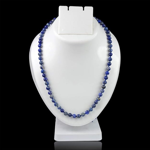 6 Mm Lapis Lazuli Stone Mala For Unisex