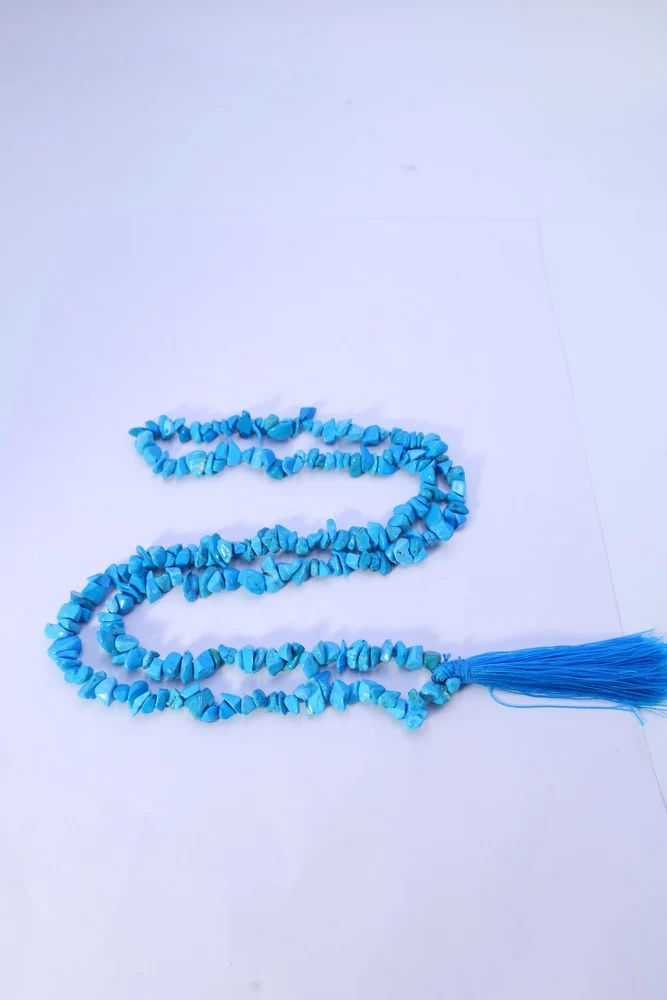 Firoza Chips Mala For Unisex