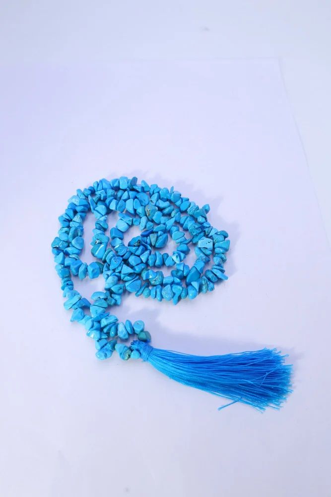 Firoza Chips Mala For Unisex