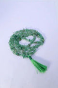 Green Aventurine Chip Mala For Unisex