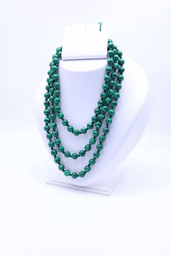 Malachite Crystal Mala For Women