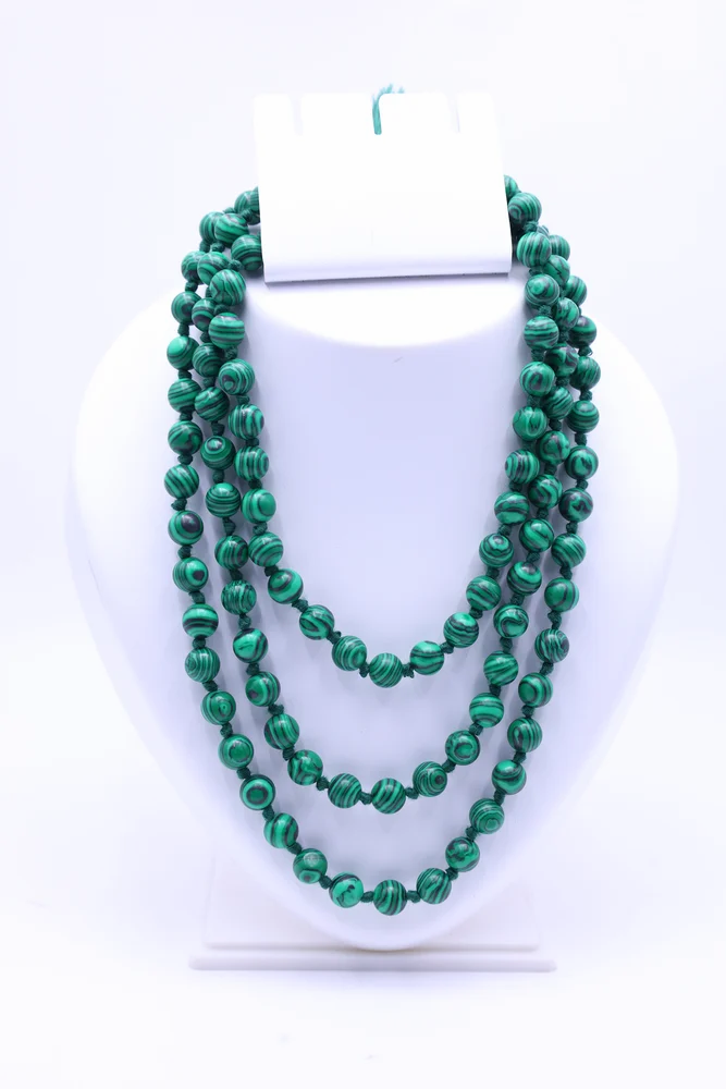 Malachite Crystal Mala For Women