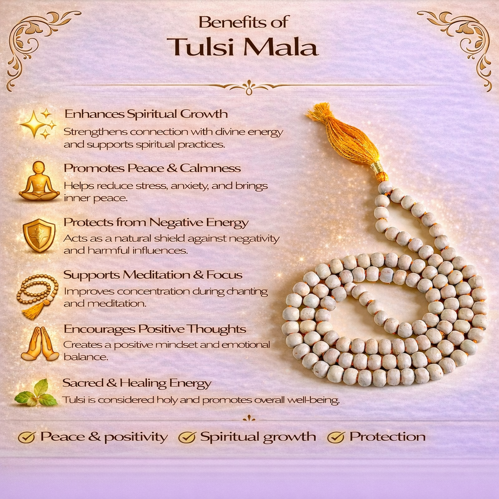 Original Tulsi Mala For Unisex