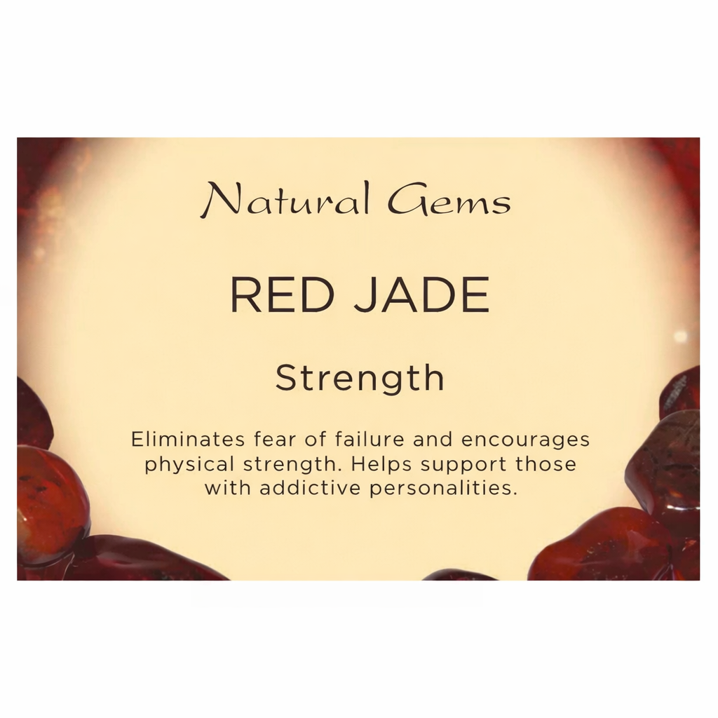 Red Jade Crystal Mala For Women