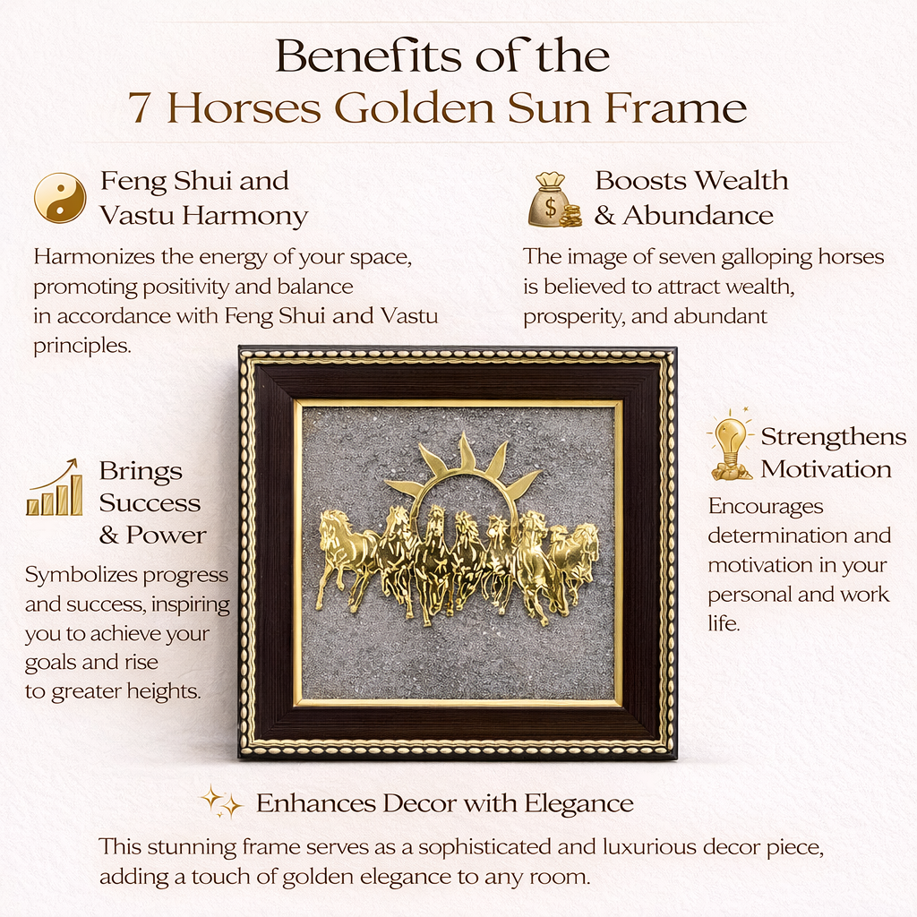 Pyrite 7 Horses Yantra For Home And Office
