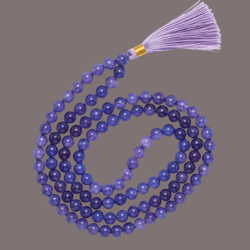 Tanzanite Crystal Mala For Women