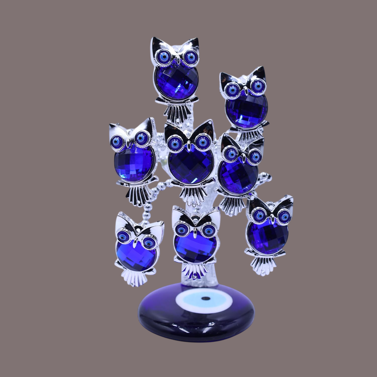 Eight Owl Evil Eye Tree For Home And Office