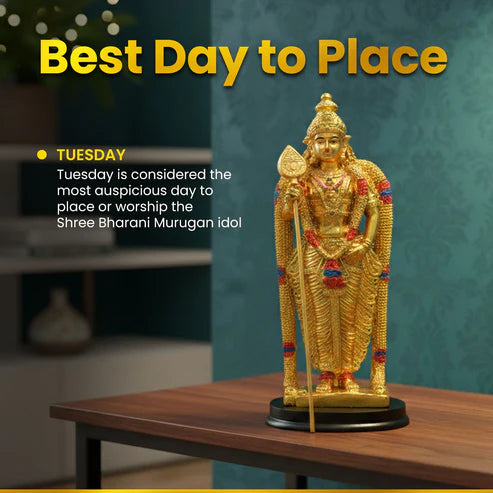 Multicolor Shree Bharani Murugan Statue For Home And Office