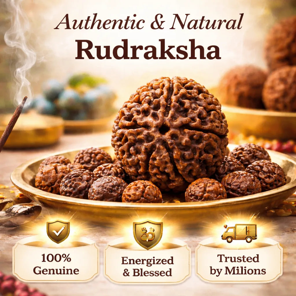 5 Mystery Rudraksha - Rudraksha Fruit - Scratch & Reveal Your Sacred Rudraksha