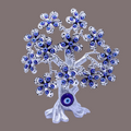 Silver Flower Evil Eye Tree For Home And Office